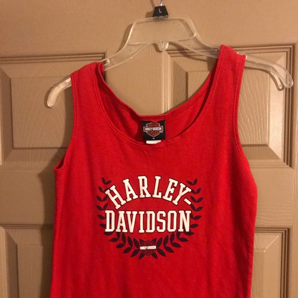Harley Davidson red tank top